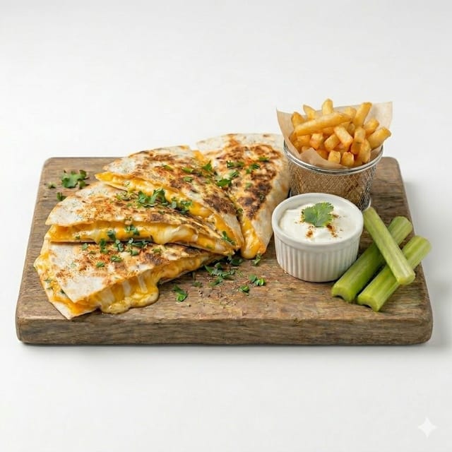 Cheese Quesadilla.